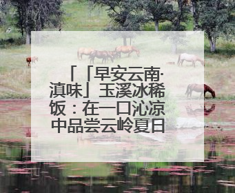 「早安云南·滇味」玉溪冰稀饭：在一口沁凉中品尝云岭夏日的清甜