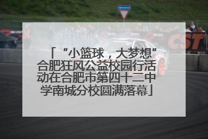 “小篮球，大梦想”合肥狂风公益校园行活动在合肥市第四十二中学南城分校圆满落幕