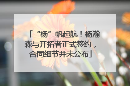“杨”帆起航！杨瀚森与开拓者正式签约，合同细节并未公布