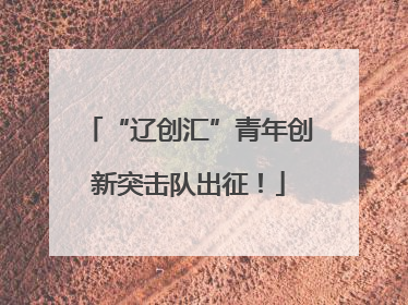 “辽创汇”青年创新突击队出征！
