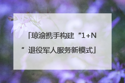 琼渝携手构建“1+N”退役军人服务新模式