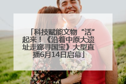 科技赋能文物“活”起来！《沿着中原大遗址走廊寻国宝》大型直播6月14日启幕