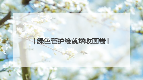 绿色管护绘就增收画卷