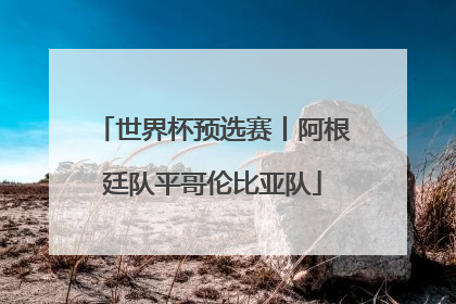 世界杯预选赛丨阿根廷队平哥伦比亚队