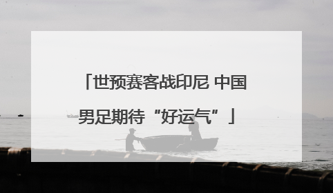 世预赛客战印尼 中国男足期待“好运气”