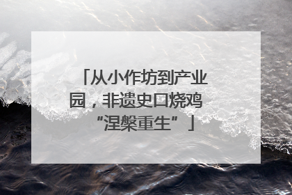 从小作坊到产业园，非遗史口烧鸡“涅槃重生”