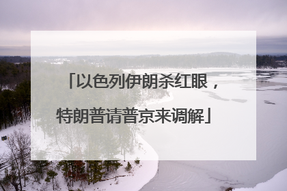 以色列伊朗杀红眼，特朗普请普京来调解