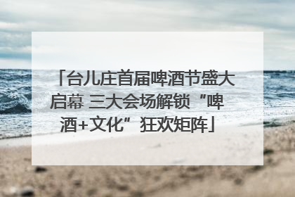 台儿庄首届啤酒节盛大启幕 三大会场解锁“啤酒+文化”狂欢矩阵
