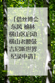借丝博会东风 榆林横山区启动横山老腰鼓吉尼斯世界纪录申请