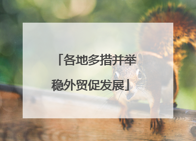 各地多措并举稳外贸促发展