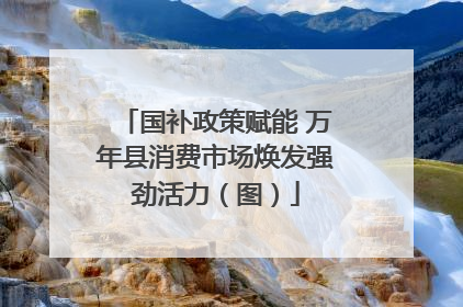 国补政策赋能 万年县消费市场焕发强劲活力（图）