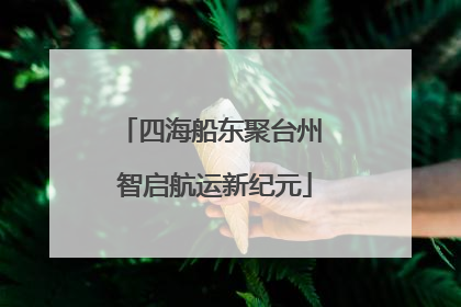 四海船东聚台州 智启航运新纪元