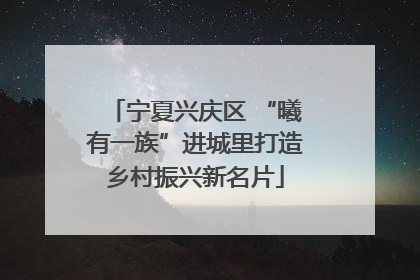 宁夏兴庆区 “曦有一族”进城里打造乡村振兴新名片