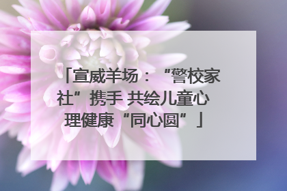 宣威羊场：“警校家社”携手 共绘儿童心理健康“同心圆”