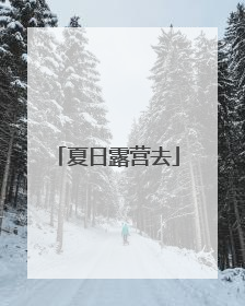 夏日露营去