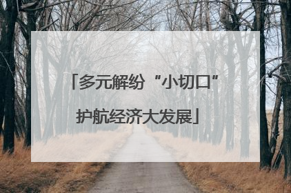 多元解纷“小切口” 护航经济大发展