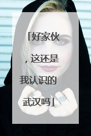 好家伙，这还是我认识的武汉吗