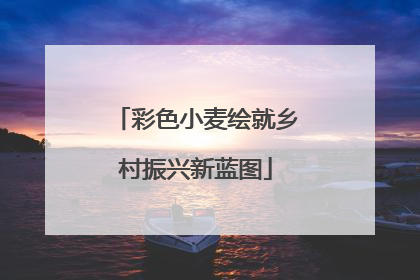 彩色小麦绘就乡村振兴新蓝图