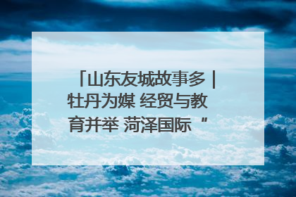 山东友城故事多｜牡丹为媒 经贸与教育并举 菏泽国际“朋友圈”扩容升级