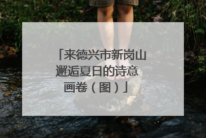 来德兴市新岗山 邂逅夏日的诗意画卷（图）