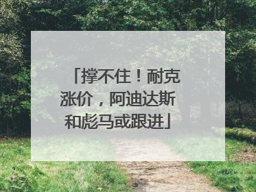 撑不住！耐克涨价，阿迪达斯和彪马或跟进
