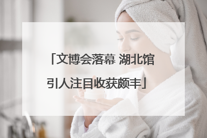 文博会落幕 湖北馆引人注目收获颇丰