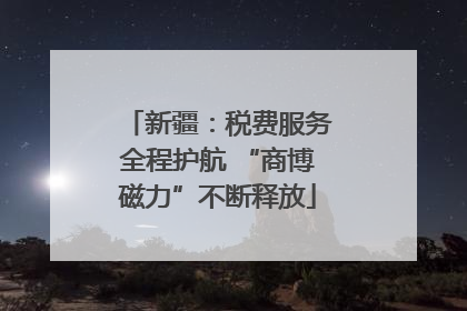 新疆：税费服务全程护航 “商博磁力”不断释放