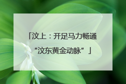 汶上：开足马力畅通“汶东黄金动脉”