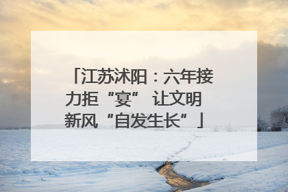 江苏沭阳：六年接力拒“宴” 让文明新风“自发生长”