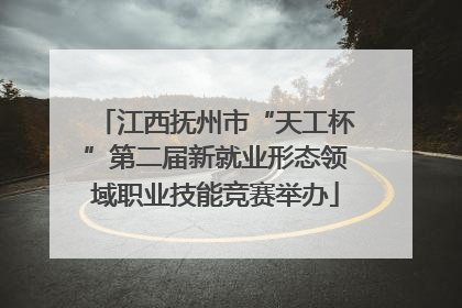 江西抚州市“天工杯”第二届新就业形态领域职业技能竞赛举办