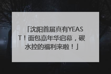 沈阳首届真有YEAST！面包嘉年华启幕，碳水控的福利来啦！
