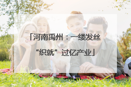 河南禹州：一缕发丝“织就”过亿产业