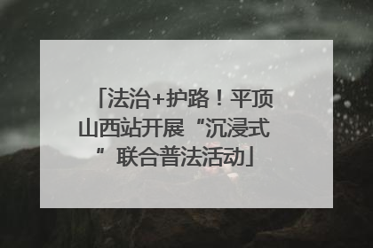 法治+护路！平顶山西站开展“沉浸式”联合普法活动