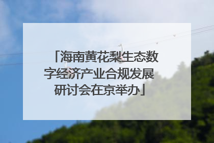 海南黄花梨生态数字经济产业合规发展研讨会在京举办