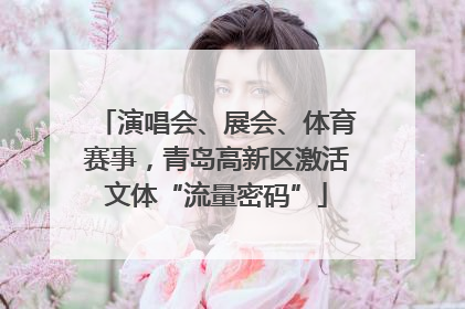 演唱会、展会、体育赛事，青岛高新区激活文体“流量密码”