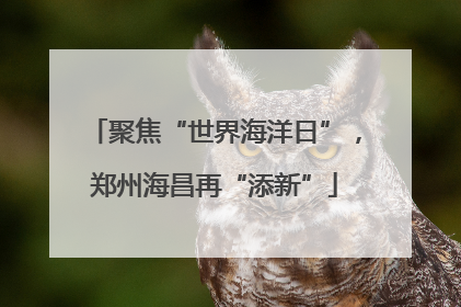 聚焦“世界海洋日”，郑州海昌再“添新”