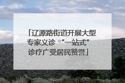 辽源路街道开展大型专家义诊 “一站式”诊疗广受居民赞誉