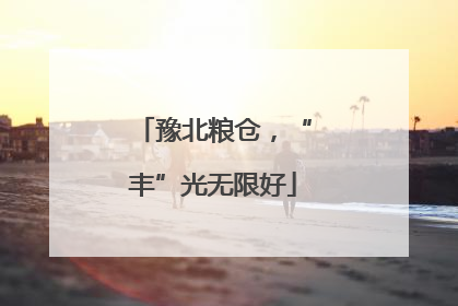 豫北粮仓，“丰”光无限好