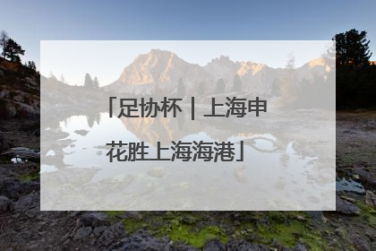足协杯｜上海申花胜上海海港