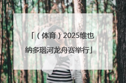 （体育）2025维也纳多瑙河龙舟赛举行