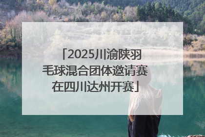 2025川渝陕羽毛球混合团体邀请赛在四川达州开赛