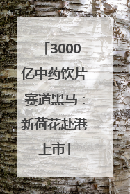 3000亿中药饮片赛道黑马：新荷花赴港上市